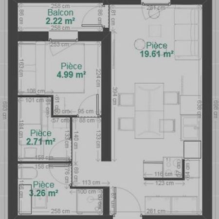 Appartement 3 Pieces, 2 Chambres Au Coeur De La Station Genos ภายนอก รูปภาพ